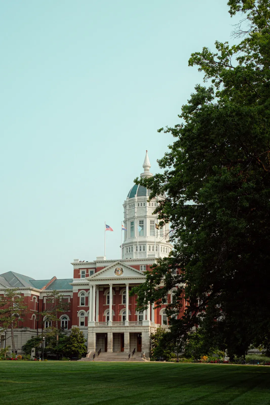 Jesse Hall on the University of Missouri campus in Columbia
