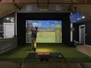 Finished Kansas City golf simulator room